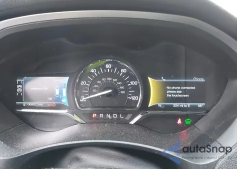 2016 Lincoln Mkz Hybrid из США, поврежденный, VIN 3LN6L2LU5GR626077